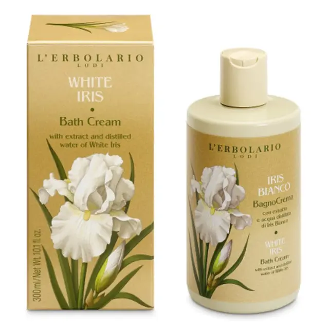 L'Erbolario Iris Bianco Αφρόλουτρο με κρεμώδη υφή 300ml