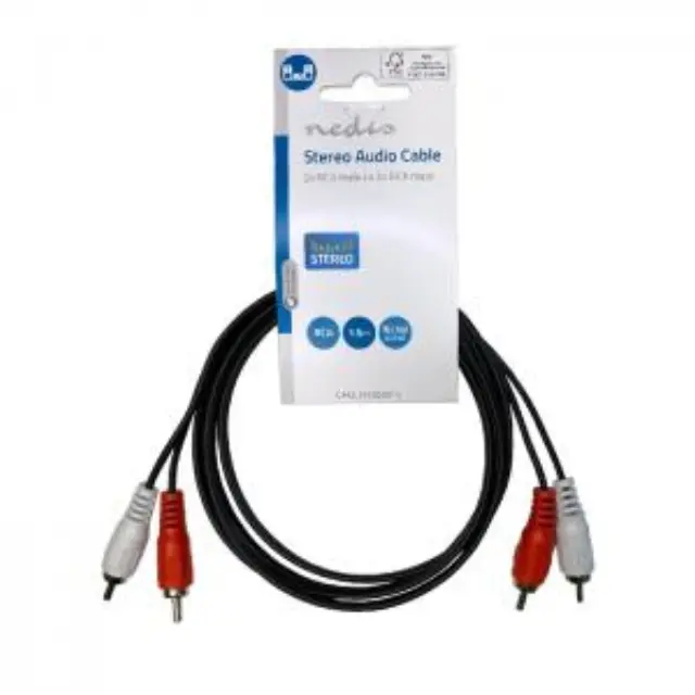 Καλώδιο 2x RCA αρσ. - 2x RCA αρσ., 1.50m. 3