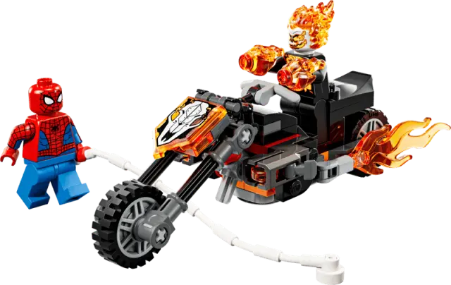LEGO® Marvel Spider-Man vs. Ghost Rider Motorcycle για 6+ Ετών 72τμχ - 76335