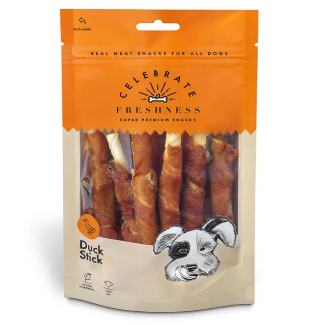 Celebrate Freshness Duck Stick Λιχουδιές για Σκύλους 100gr Μονόχρωμο