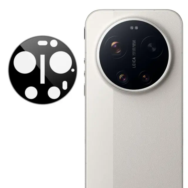 Techsuit - Full Camera Glass - Xiaomi 17 Ultra - Black