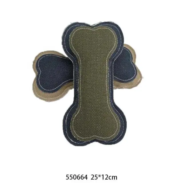 Υφασμάτινο παιχνίδι σκύλου κόκκαλο - 25x12cm - 550664 2