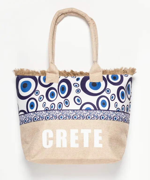 Τσάντα με χερούλι (49cm x 15cm x 34cm) μάτι 1 CRETE - -