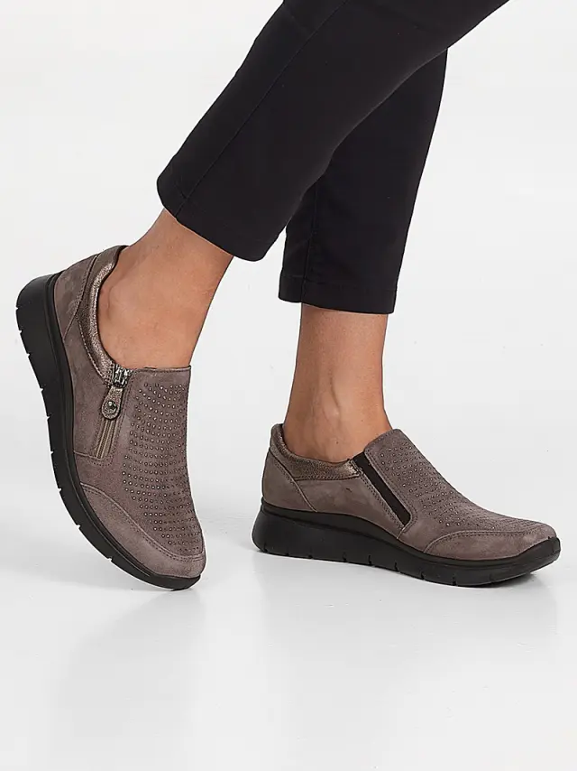 Imac Sneakers Γυναικείο δέρμα Nubuck Καφέ IMA/256311 CACAO/MARRONE 2
