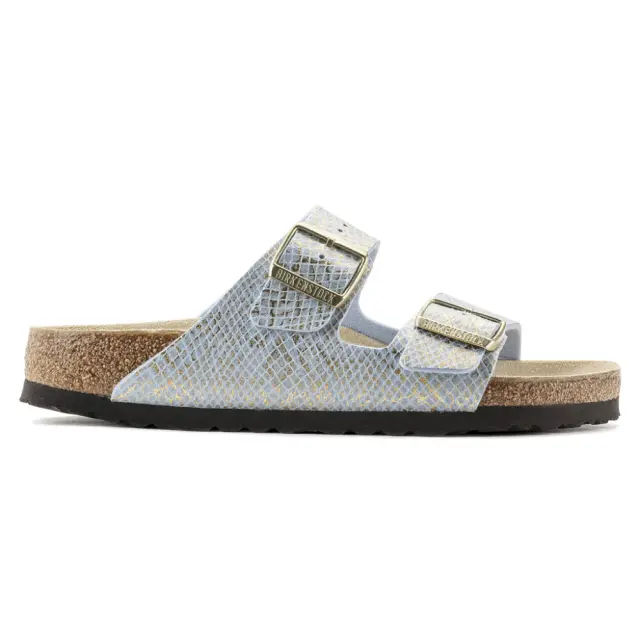 Birkenstock Πέδιλα Γυναικείο Microfiber Μπλέ BIR/ARIZONA PYTHON 1021463 DUS BLU