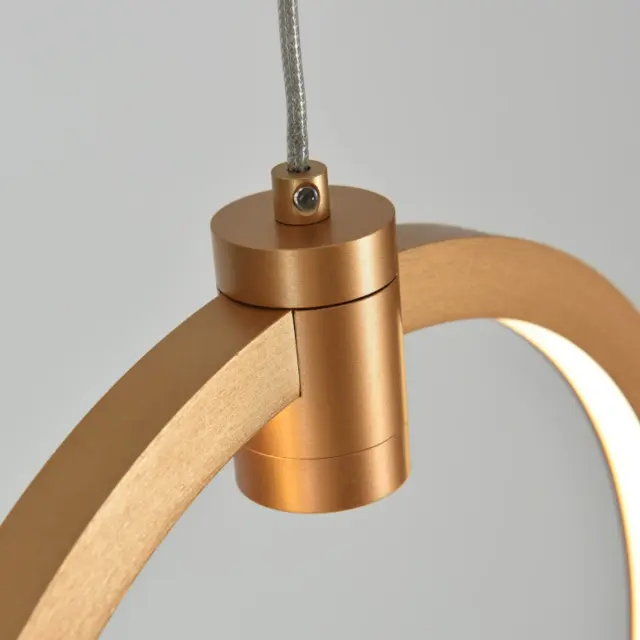 ΚΡΕΜΑΣΤΟ ΦΩΤΙΣΤΙΚΟ LED ACA KY011EC29QGD LILO ΜΑΤ ΧΡΥΣΟ ΑΛΟΥΜΙΝΙΟ + ΣΙΛΙΚΟΝΗ 26W 2800K-3200K-4000K 1050LM IP20 250MMX2 / KY011EC29QGD 3