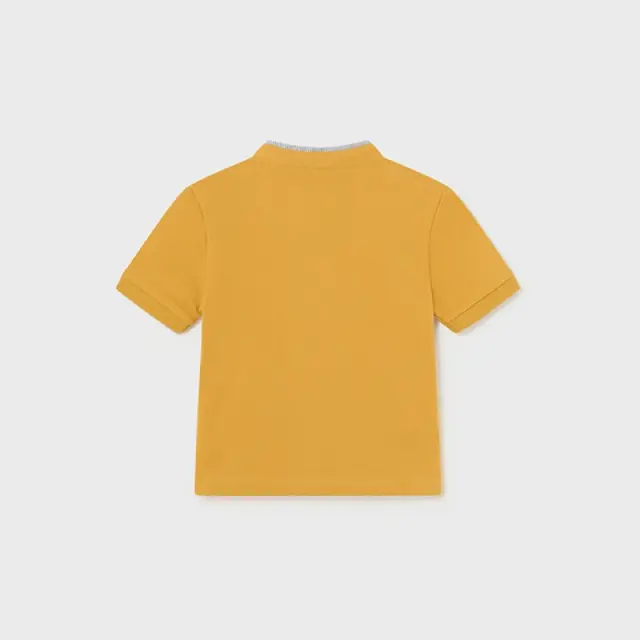Baby 6 μηνών έως 4 ετών Πόλο γιακάς μάο Better Cotton ώχρα - 3Ε 3