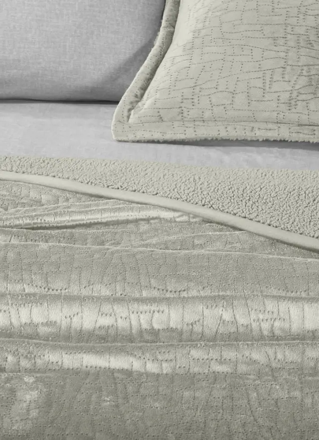 ΚΟΥΒΕΡΤΑ ΥΠΕΡΔΙΠΛΗ ΣΕΤ 2ΤΜΧ BOLZANO KHAKI 220X240 GUY LAROCHE 2