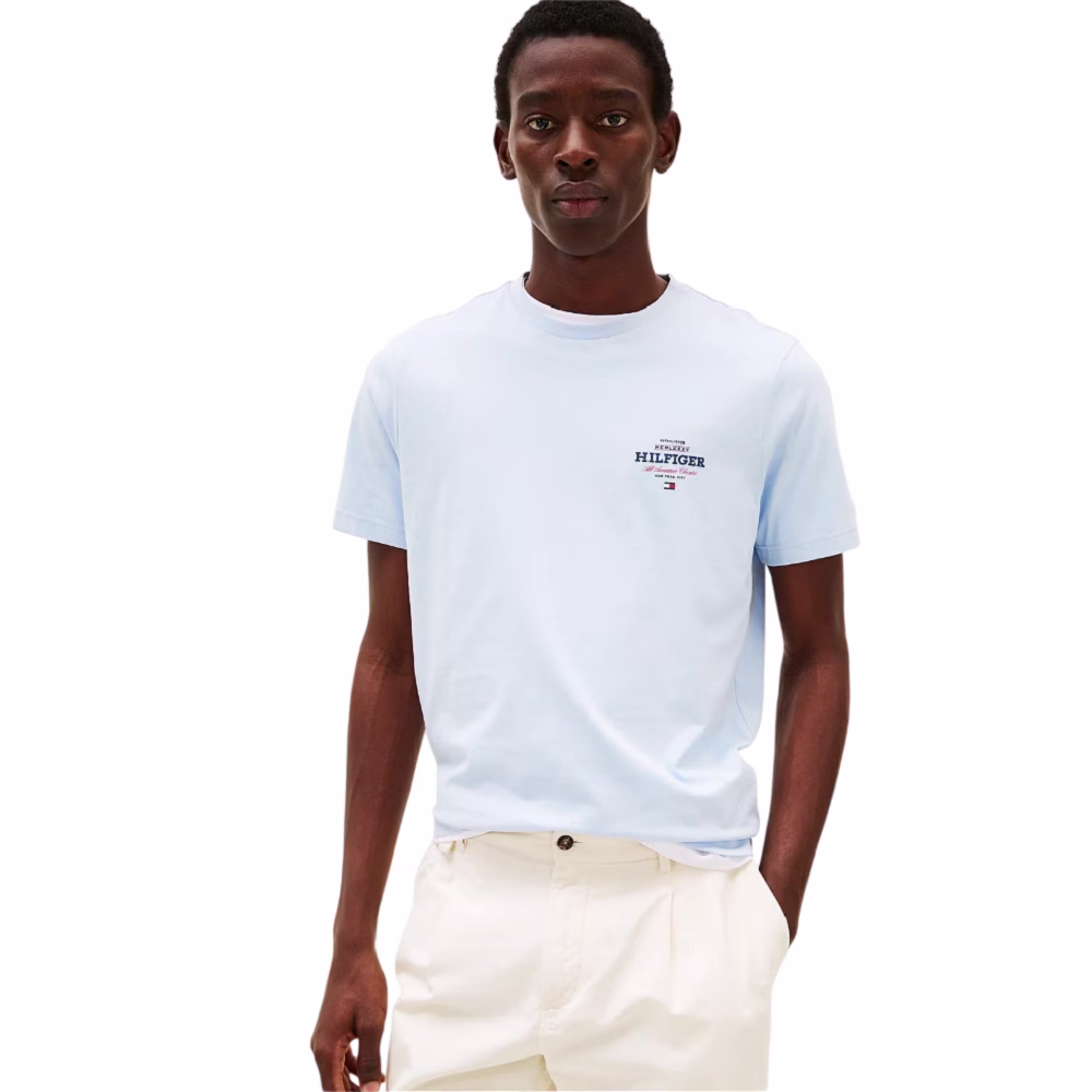 Tommy Hilfiger Γαλάζιο T-Shirt Γαλάζιο - 3XL