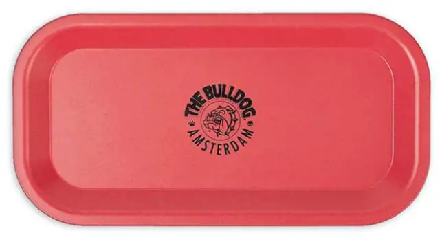 The Bulldog Rolling Tray Δίσκος Eco Small Red (20.5x10.5cm)