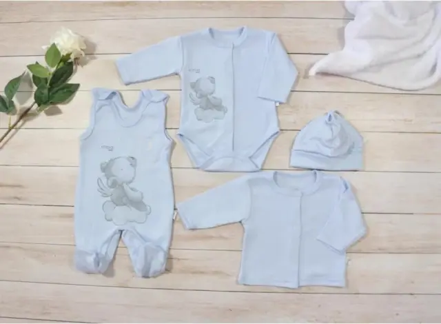 Σετ Nεογέννητου Angel Bear Light Blue 5904506807703 2