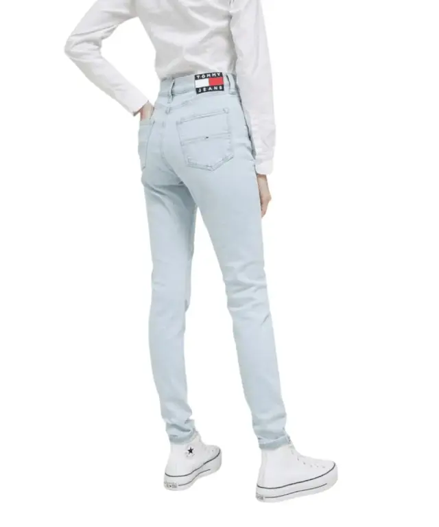 Tommy Hilfiger - Γυναικείο Jean Th Skinny Fit Sylvia DW0DW15512-1AB Γαλάζιο 2