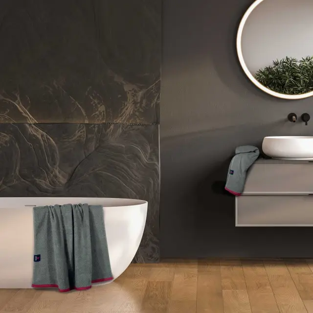 Πετσέτες Σετ 3Τεμ 30x50-50x90-70x140 480gsm Cozy Greenwich Polo Club 4102 Grey 100% βαμβακερό 3