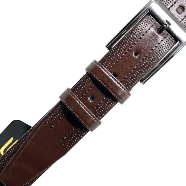 Καφέ Ζώνη P.U. Leather με Γαζί 3,5 cm - 135cm 3
