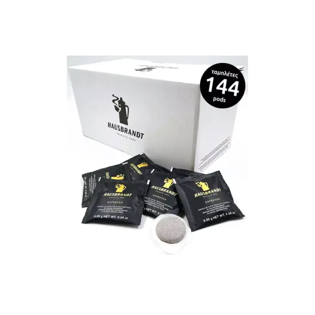Ταμπλέτες Hausbrandt espresso Ese Pods - 144 τεμάχια