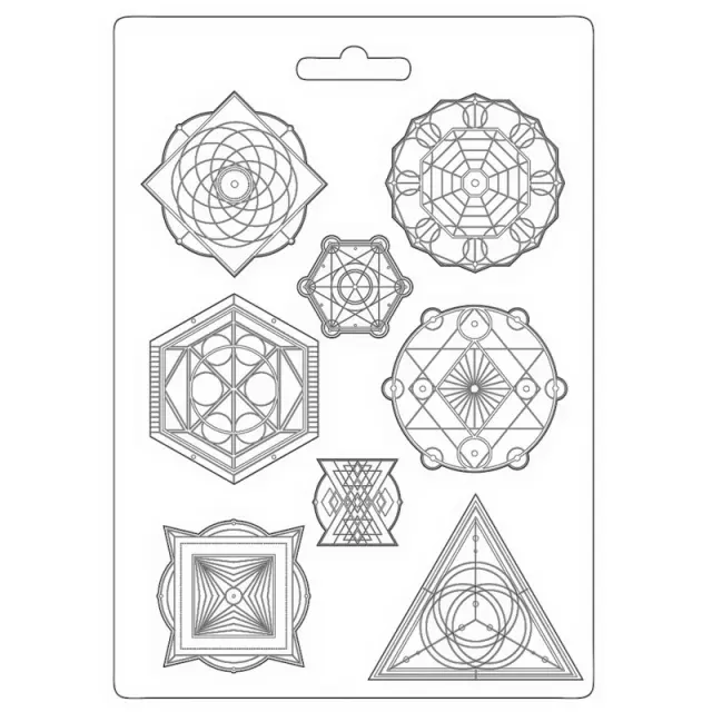 Καλούπι εύκαμπτο A4, 21x29cm, Stamperia, Alchemy, Symbols