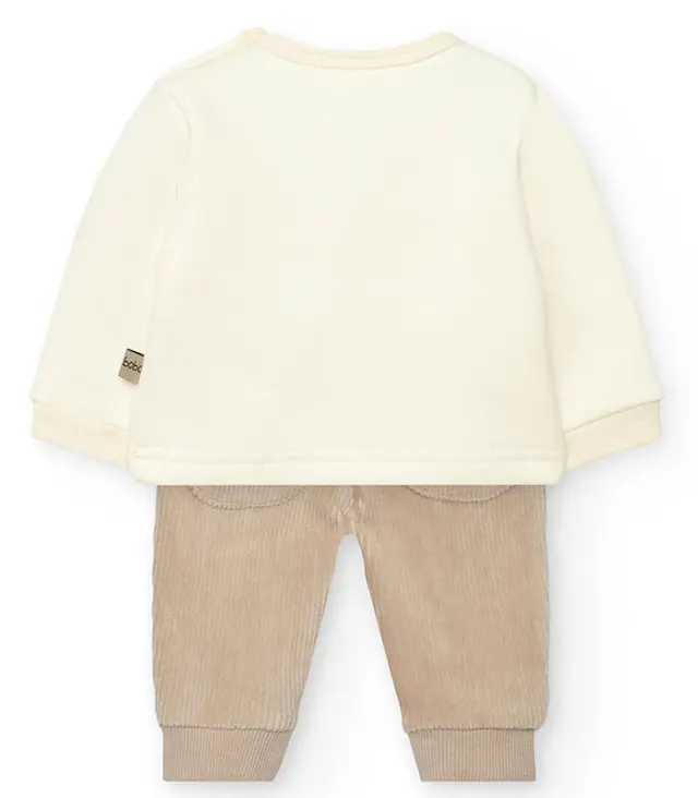 Boboli Σετ μπλούζα και παντελόνι για αγόρι DOUDOU FRIENDS - 6M 2