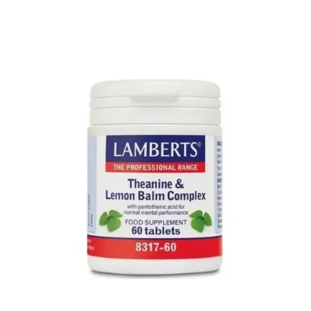Lamberts Theanine + Lemon Balm Complex (60 Tabs)