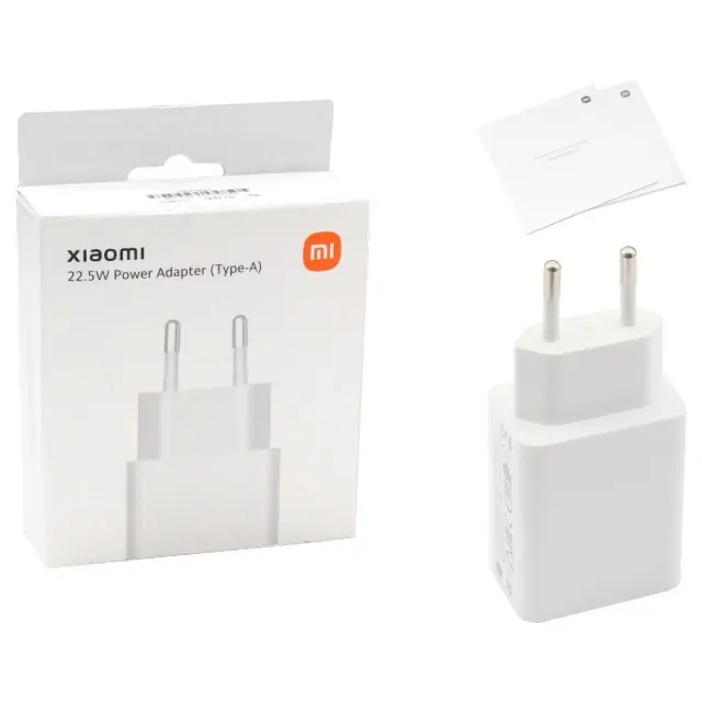 Φορτιστής Ταξιδίου Ταχείας Φόρτισης Xiaomi με Έξοδο USB A 22.5W Λευκό N67572 2