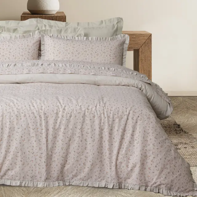 Σετ Σεντόνια 260x280 King Size Daily Das Home 3178 Beige 100% βαμβακερόΧωρίς Λάστιχο