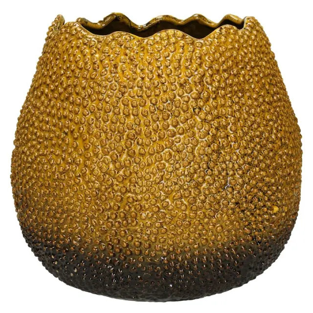 Κασπώ Κίτρινο Κεραμικό 28.5x28.5x24.5cm