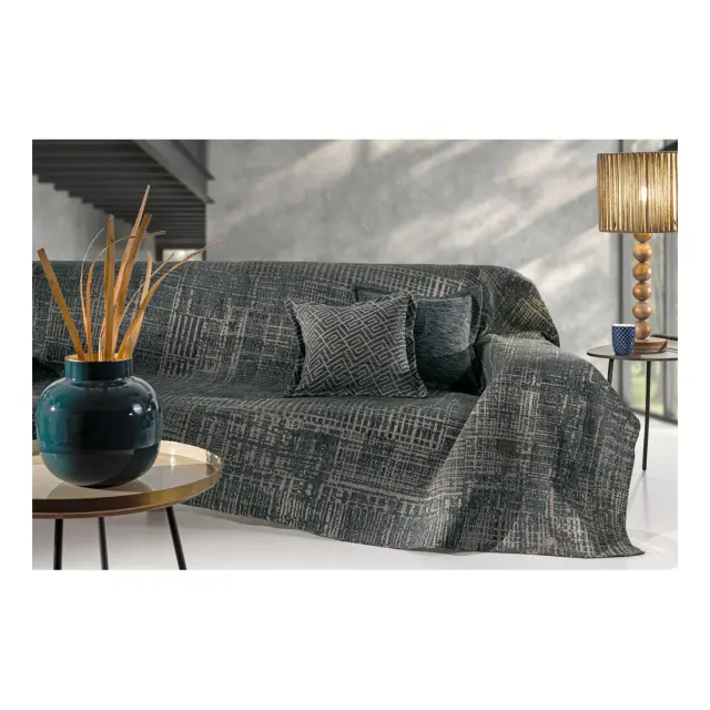 Ριχτάρι Πολυθρόνας Guy Laroche Melbourne Petrol 180x150