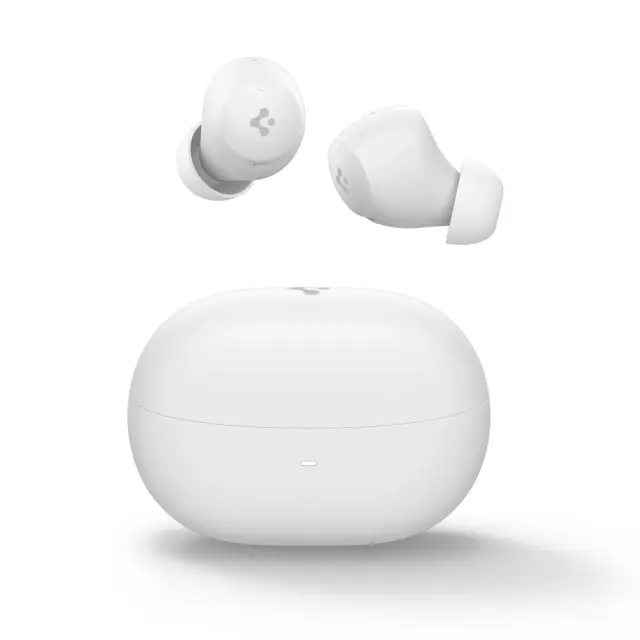 Spigen® SA2401 In-ear Bluetooth Ακουστικά με Θήκη Φόρτισης-White 2