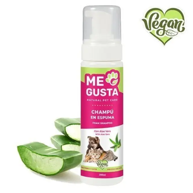 ME GUSTA ΣΑΜΠΟΥΑΝ ΑΦΡΟΥ ΜΕ ALOE VERA ΓΙΑ ΣΚΥΛΟΥΣ ΚΑΙ ΓΑΤΕΣ 200ML