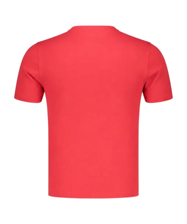 Baci & Abbracci - Ανδρικό T-shirt Crew Neck with Logo BAM3381-CILIEG Κόκκινο 3