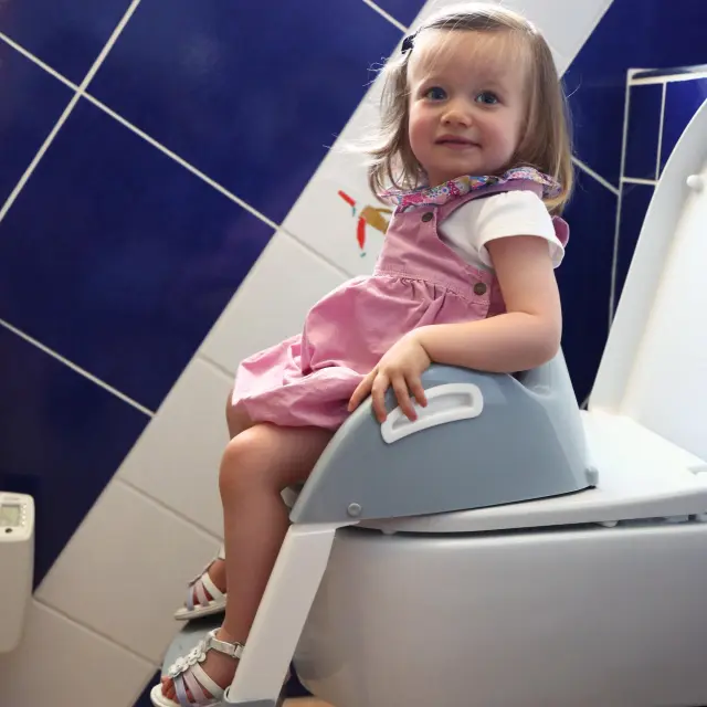 THERMOBABY KIDDYLOO ΕΚΠΑΙΔΕΥΤΙΚΟ ΚΑΘΙΣΜΑ ΤΟΥΑΛΕΤΑΣ ΜΕ ΣΚΑΛΑΚΙΑ GREY 3