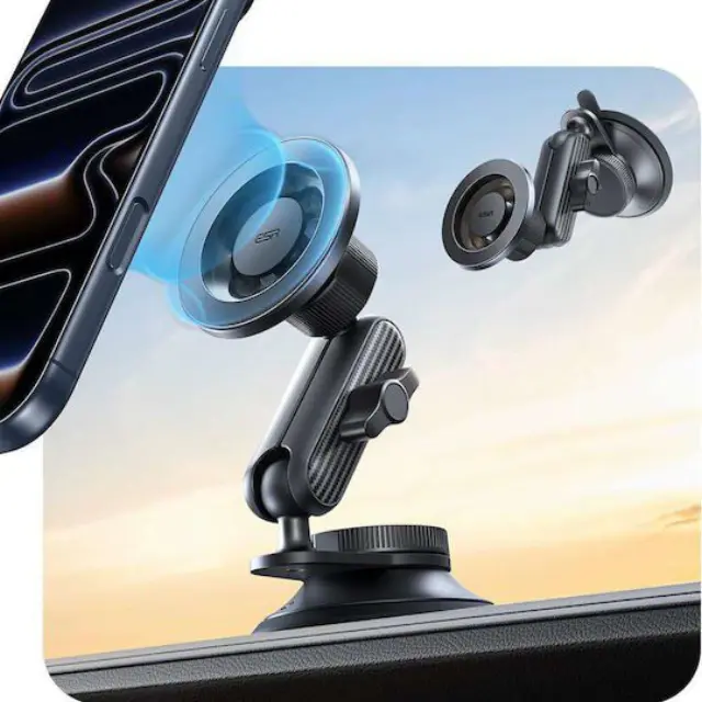 Esr Omnilock Magnetic Magsafe Dashboard Car Mount Black