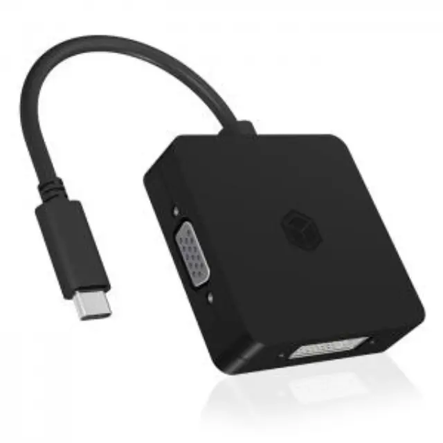 Σταθμός σύνδεσης από USB Type-C σε DisplayPort, HDMI, DVI-D ή VGA, με ενσωματωμένο καλώδιο 0.15m. 3