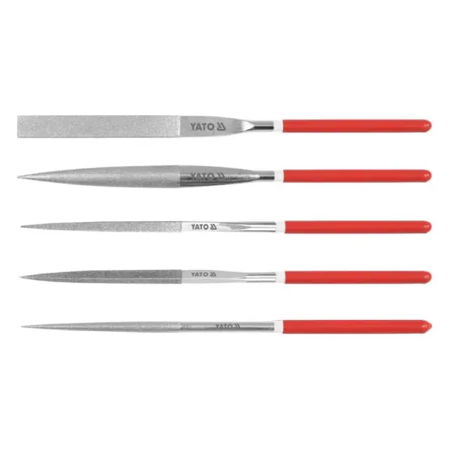 Yato Σετ Διαμαντολίμες 5x180mm 5τμχ YT-6156