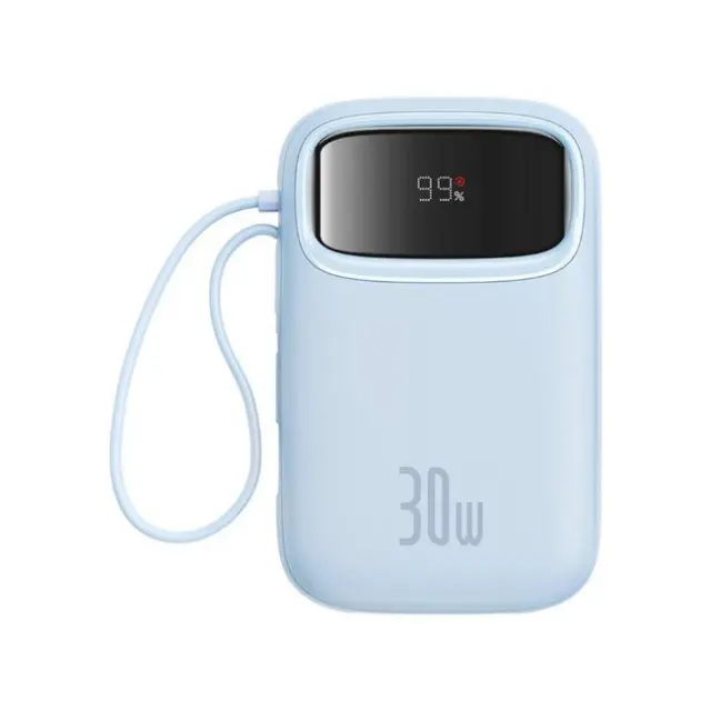 Baseus Powerbank QPow 2 10000mAh 30W 2xUSB-C blue (P10055008313-00) (BASP10055008313-00)