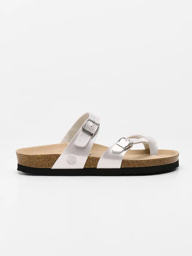 Genuins Πέδιλα Γυναικείο HT Ασημί GEN/DUBLIN VEGAN G106571 SILVER 3