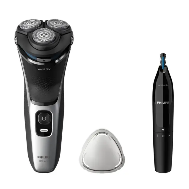 Philips Series 3000 S3143/02 Περιστρεφόμενη Ξυριστική Μηχανή Προσώπου Επαναφορτιζόμενη