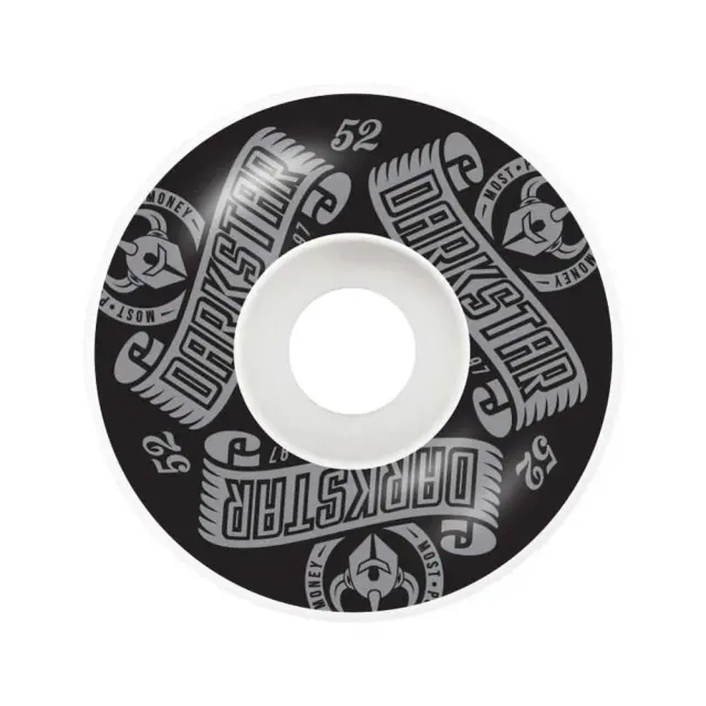 Darkstar Silver Wheels Arc - Λευκά/Ασημί ροδάκια 52mm