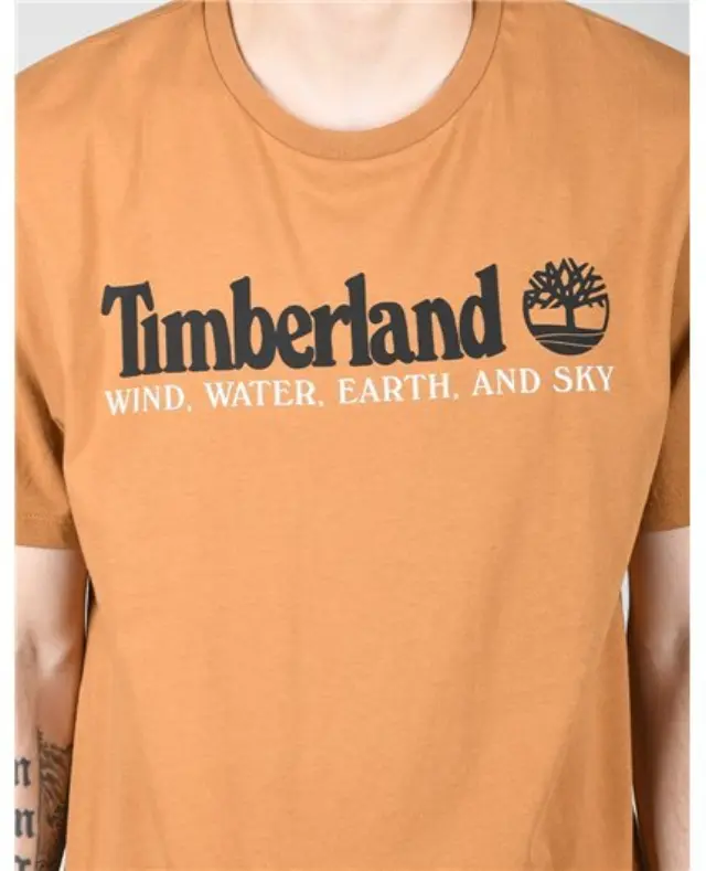 TIMBERLAND WWES FRONT TEE ΜΠΛΟΥΖΑ ΑΝΔΡΙΚΗ ORANGE 2