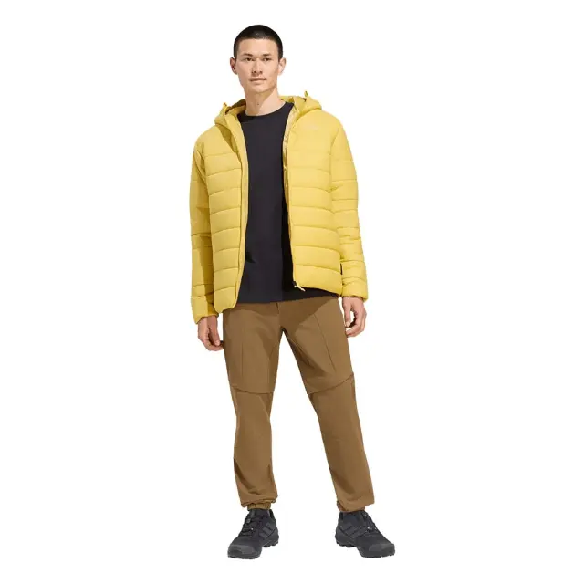 adidas Performance Men's Multi Essentials Climawarm Padded Hoodie Jacket Μουσταρδί KX4225 (adidas Performance) 3