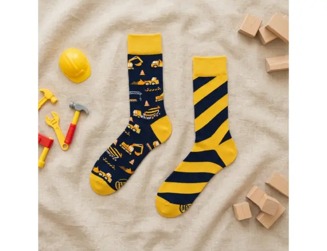 Κάλτσες Sock The Builder Many Mornings με μέγεθος 39-42 - ΕνηλίκωνSock The Builder Regular 39-42