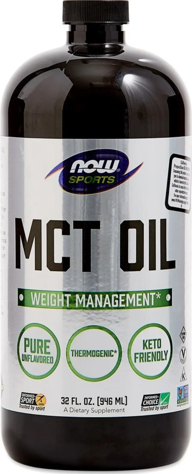 Now Foods MCT Oil Συμπλήρωμα για Αδυνάτισμα 946ml