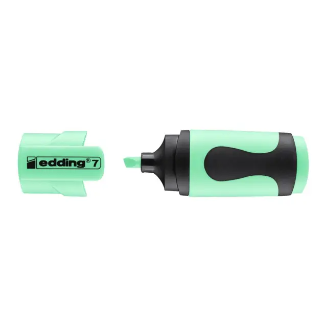 Mini Μαρκαδόρος Υπογράμμισης Edding E-7 Pastel Πράσινος 137 (Edding)