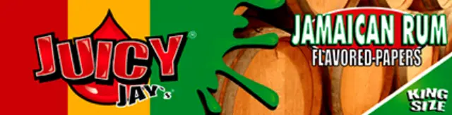 Juicy Jays Χαρτάκια - King Size Slim - Τζαμαΐκανό Ρούμι