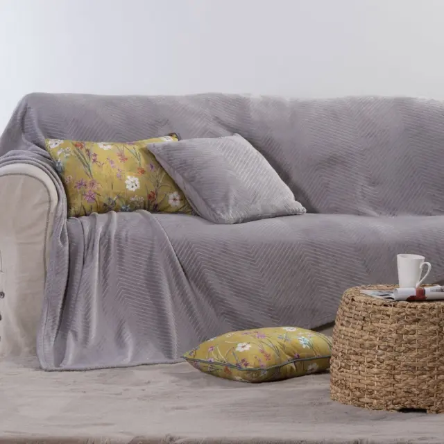 Ριχτάρι Πολυθρόνας Nef-Nef Dakari Grey 130x180