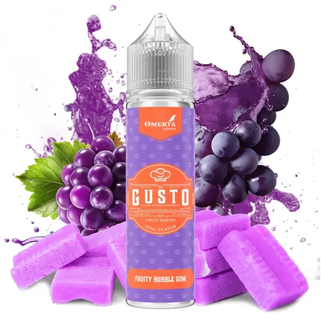 Fruity Bubble Gum 10ml (60ml) - Gusto by Omerta