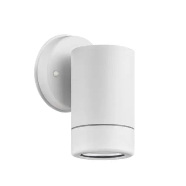 ΣΠΟΤ ΤΟΙΧΟΥ ΛΕΥΚΟ ΣΥΜΒΑΤΙΚΟ 1xGU10 & LED 3W IP65 60x80x125mm / SL7032W