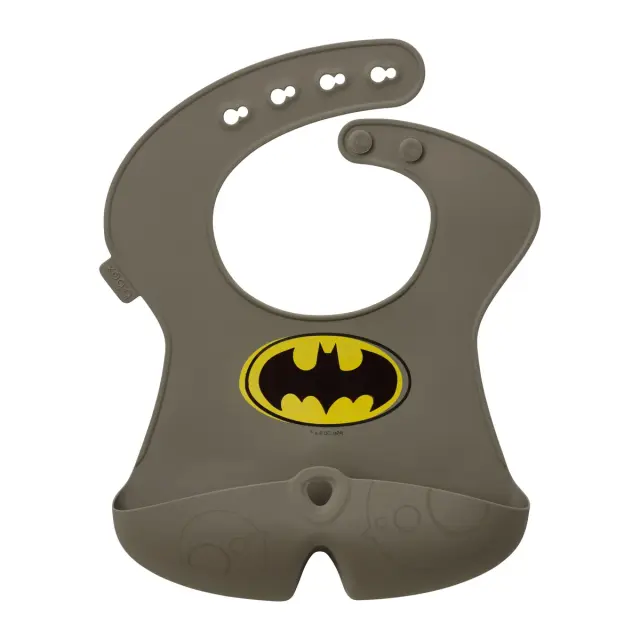 B.Box Batman Σαλιάρα Σιλικόνης με Τσέπη 4 Μηνών ως 3 Ετών