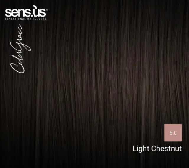 Sensus Color Grace M3K 5.0 Light Chestnut 100ml - (μόνιμη βαφή φωτεινό καστανό) 2