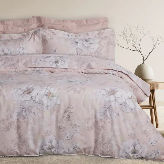 Das Home Πάπλωμα υπέρδιπλο Prestige 1711 Pink-Grey
