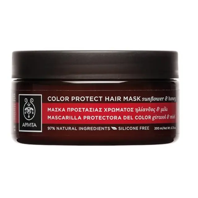 Apivita Hair Mask Προστασίας Χρώματος με Ηλίανθο & Μέλι 200ml